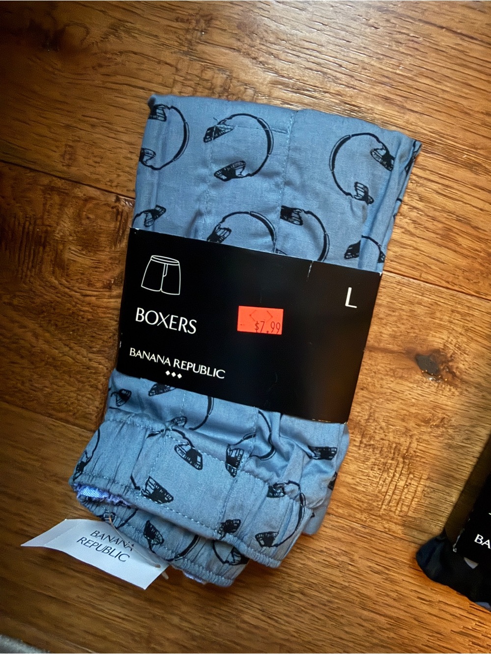 Banana Republic Men’s Black Boxer Briefs - Plaid & Pattern Assorted (7 pairs) - Picture 8 of 8